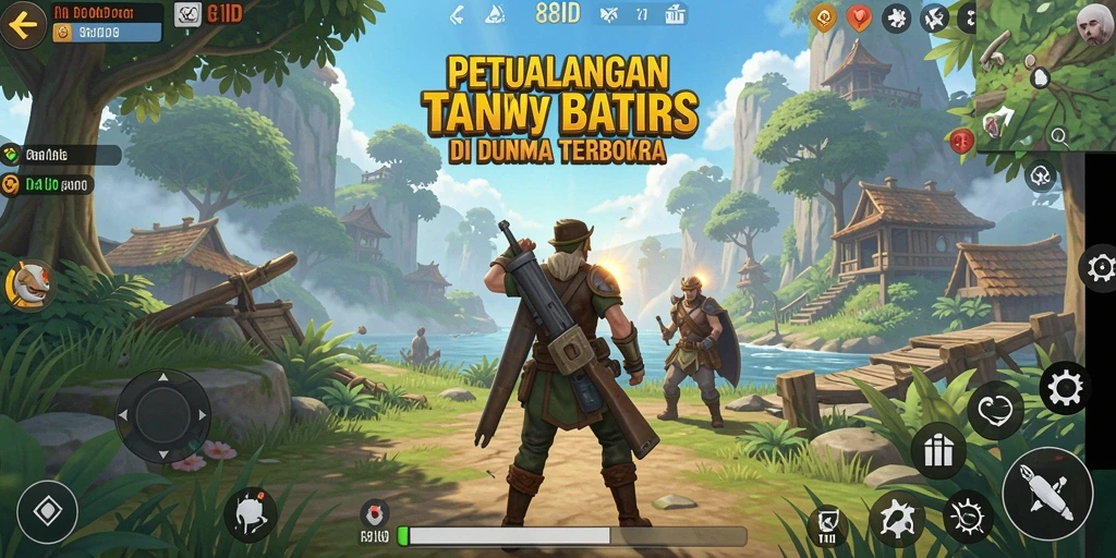 Screenshot gameplay 88ID yang menampilkan petualangan tanpa batas di dunia terbuka.