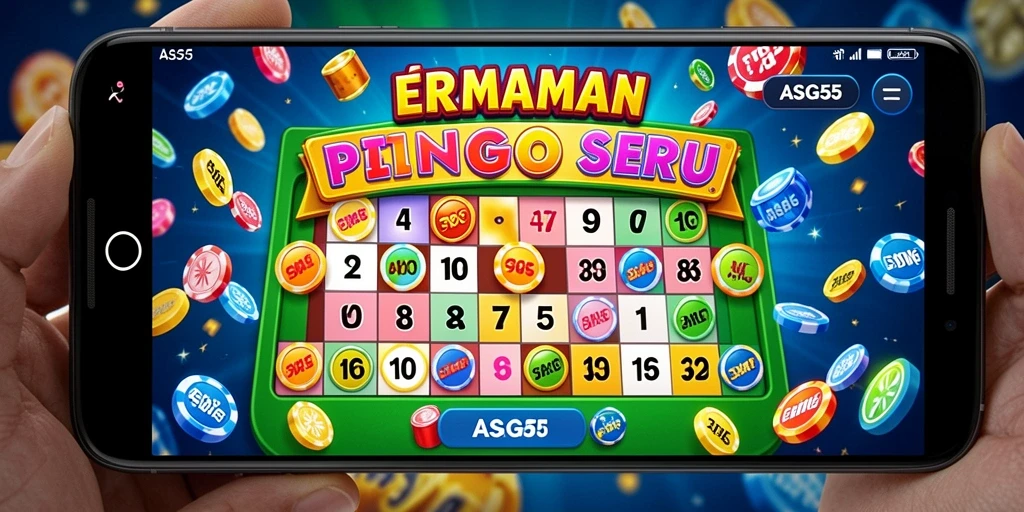 Tampilan gameplay ASG55 menunjukkan keseruan bermain Bingo.