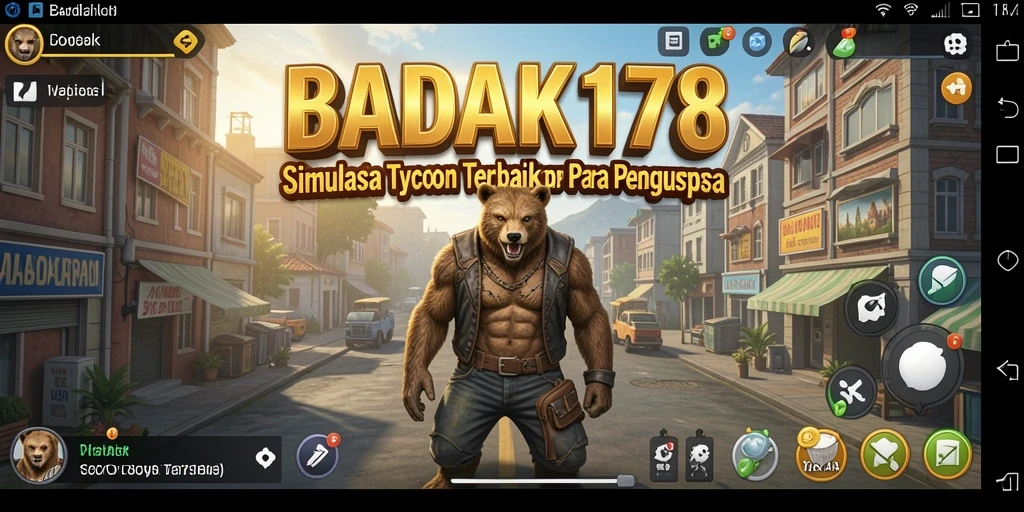 Screenshot utama BADAK178 menampilkan pengalaman gameplay Tycoon yang menarik.