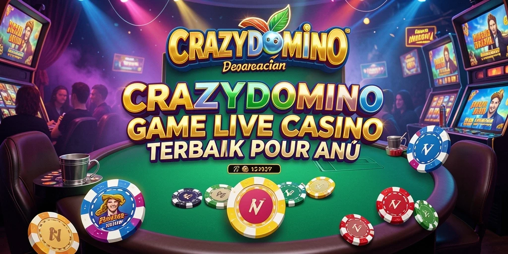 Tampilan gameplay mendebarkan di <strong>CRAZYDOMINO</strong> dengan dealer langsung dan interaksi sosial.