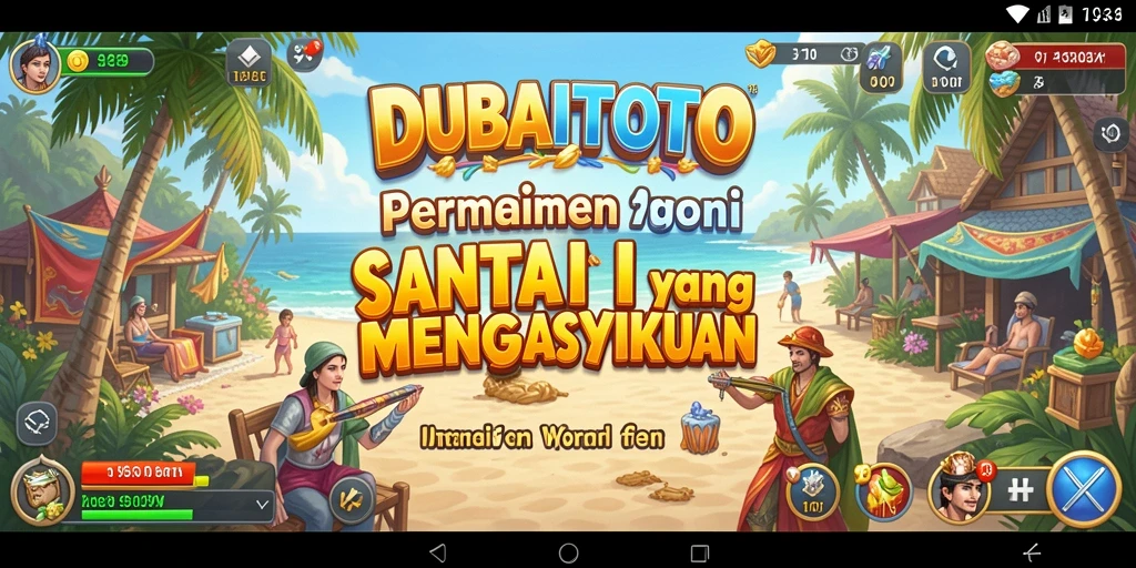 Tampilan gameplay DUBAITOTO yang menarik dan seru.