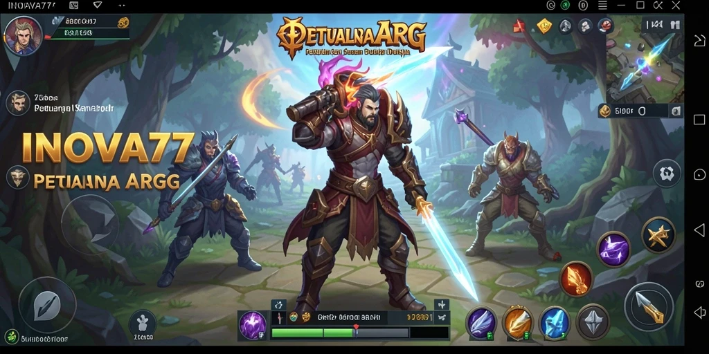 Gameplay dinamis dalam dunia petualangan ARPG.