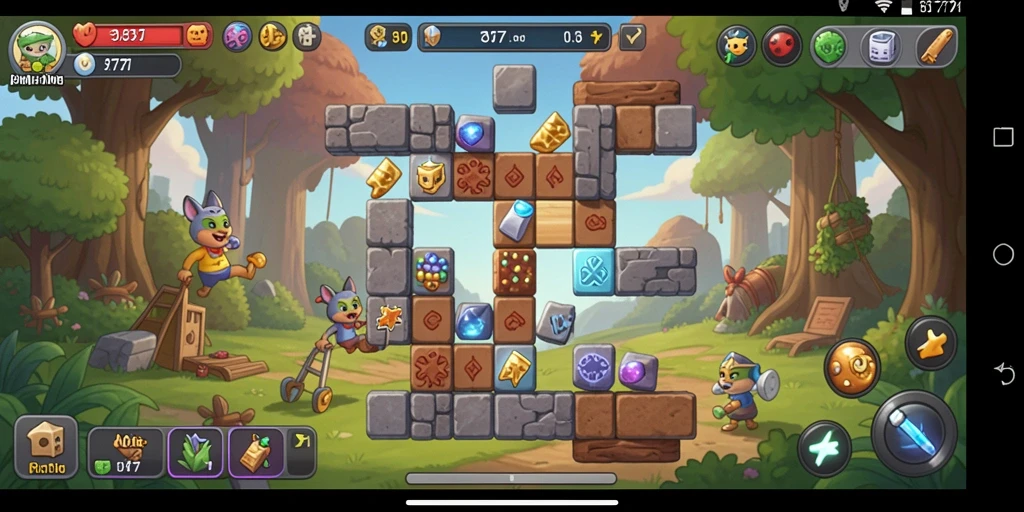 Screenshot gameplay MT777 yang menunjukkan teka-teki yang menarik.