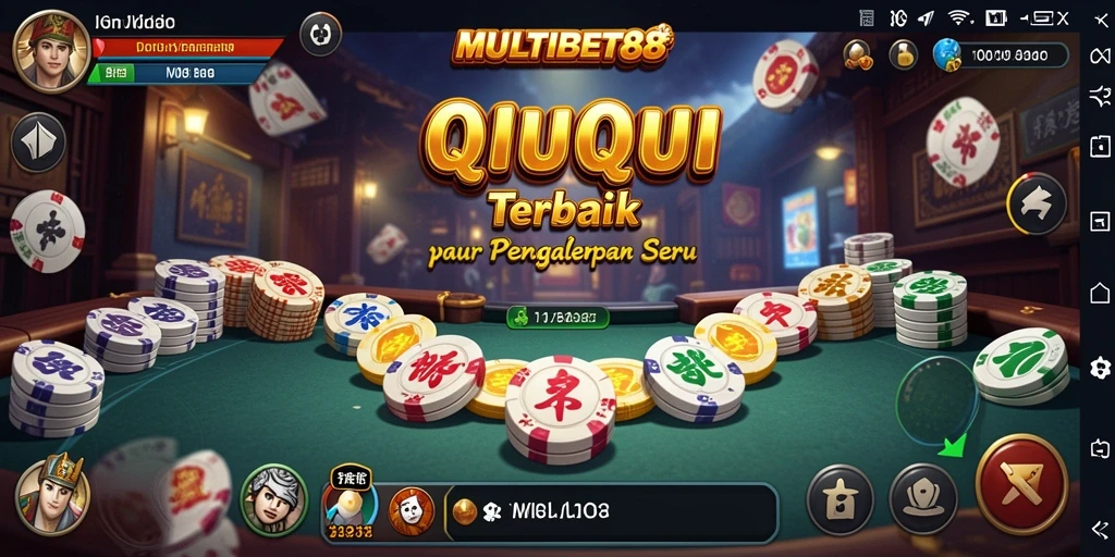 Tampilan aksi QiuQiu yang mendebarkan dalam MULTIBET88.