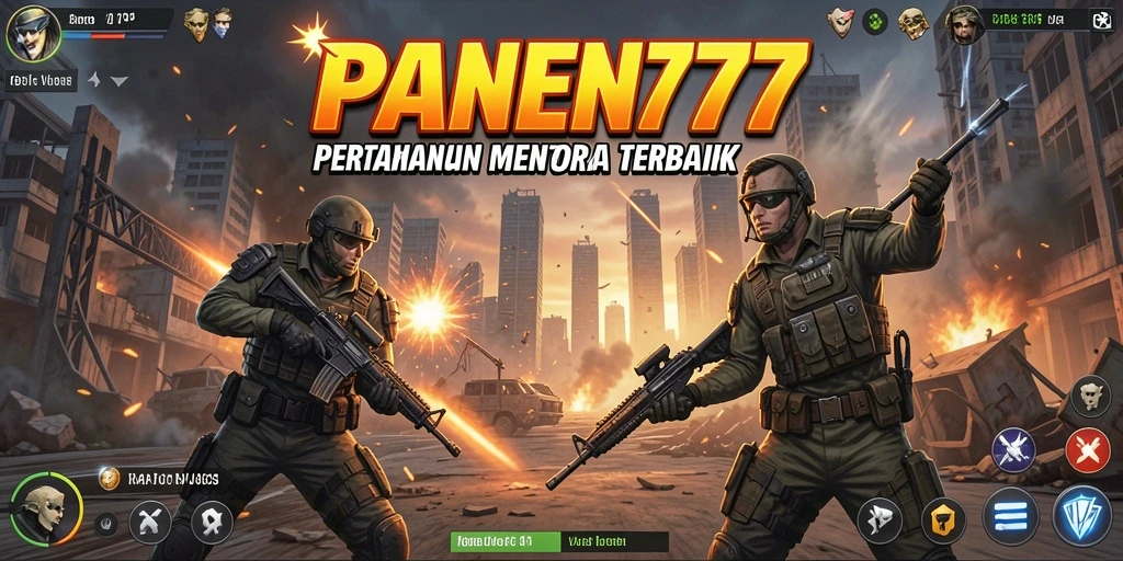 Tangkapan layar gameplay Tower Defense yang mendebarkan di PANEN77.