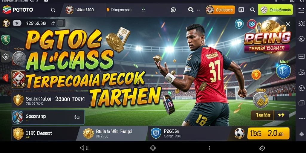 Tampilan utama PGTOTO dengan berbagai pilihan taruhan olahraga.