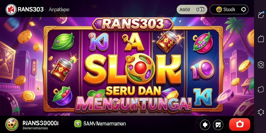 Tampilan gameplay Slot RANS303 yang menarik dan seru.
