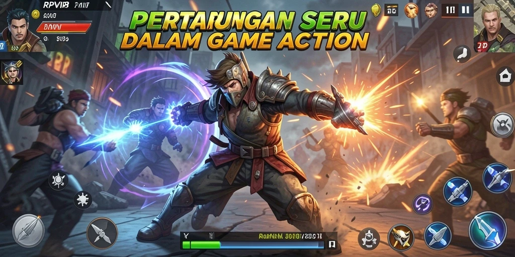 Screenshot gameplay RPVIP8 menampilkan aksi seru dan intens.